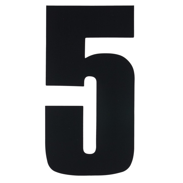 bike it Bike it 6 inch race numbers black - #5